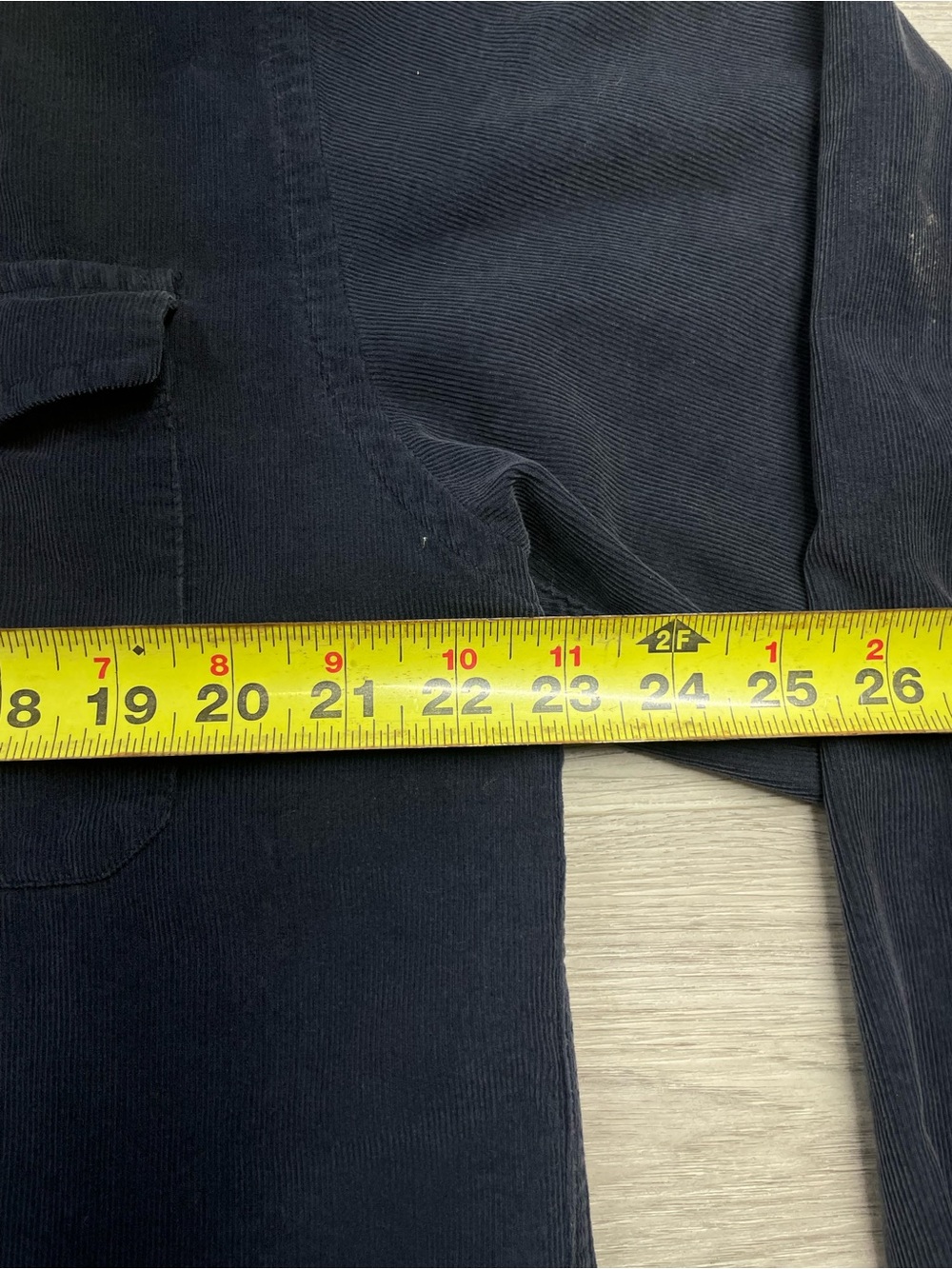 Tommy Hilfiger Vintage Corduroy Long Sleeve Button-Down Shirt Men's Black Large - Picture 5 of 5